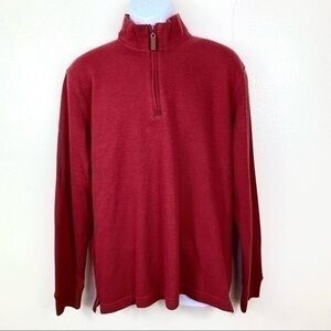 Alan Flusser Men’s Sweater Red Pullover Sz L